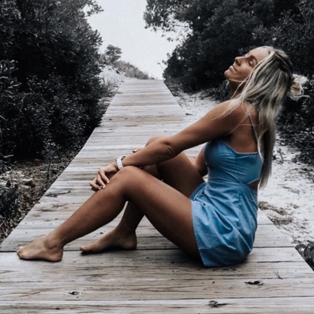 Light Blue Romper